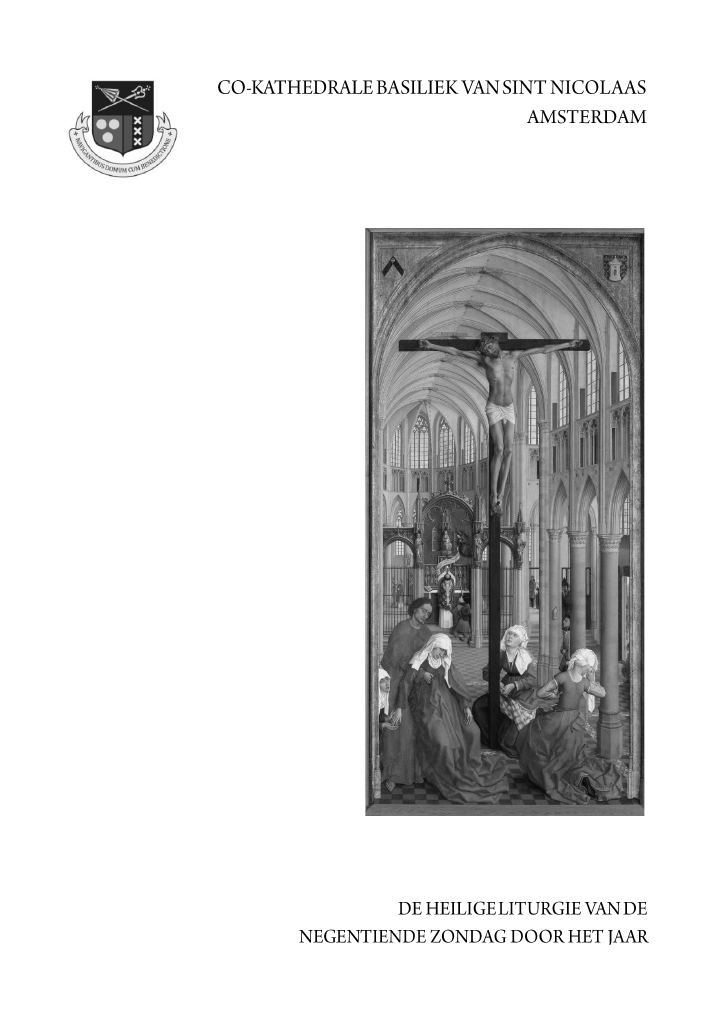 First page of DE HEILIGE LITURGIE VAN DE NEGENTIENDE ZONDAG DOOR HET JAAR