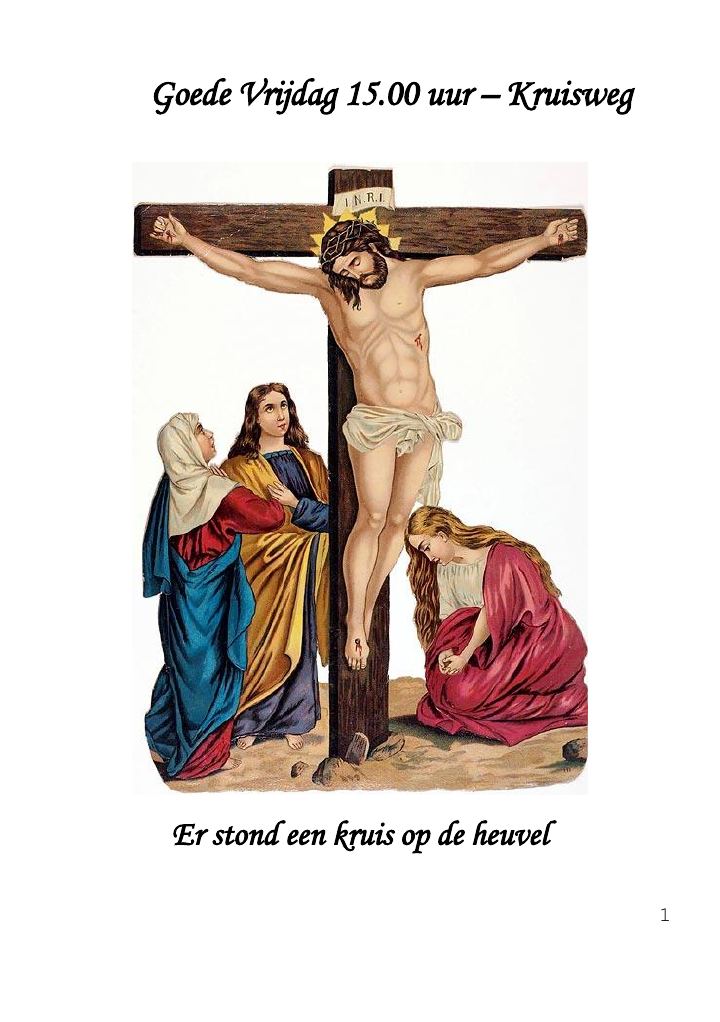 Eerste pagina van Er stond een kruis op de heuvel