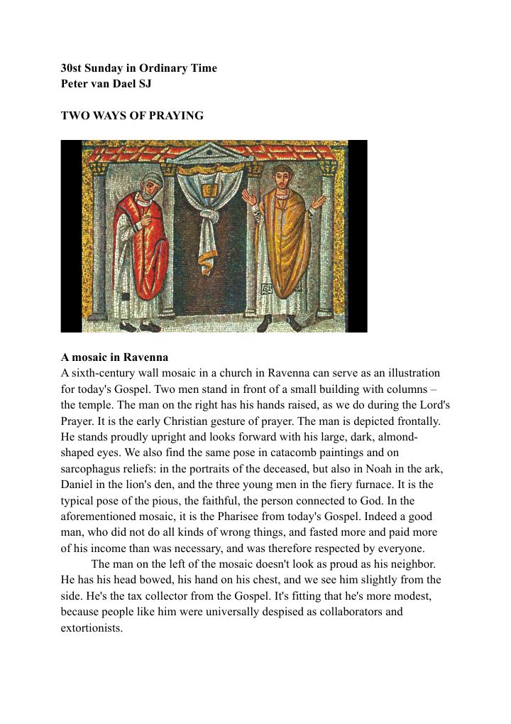 First page of 25 October 2025