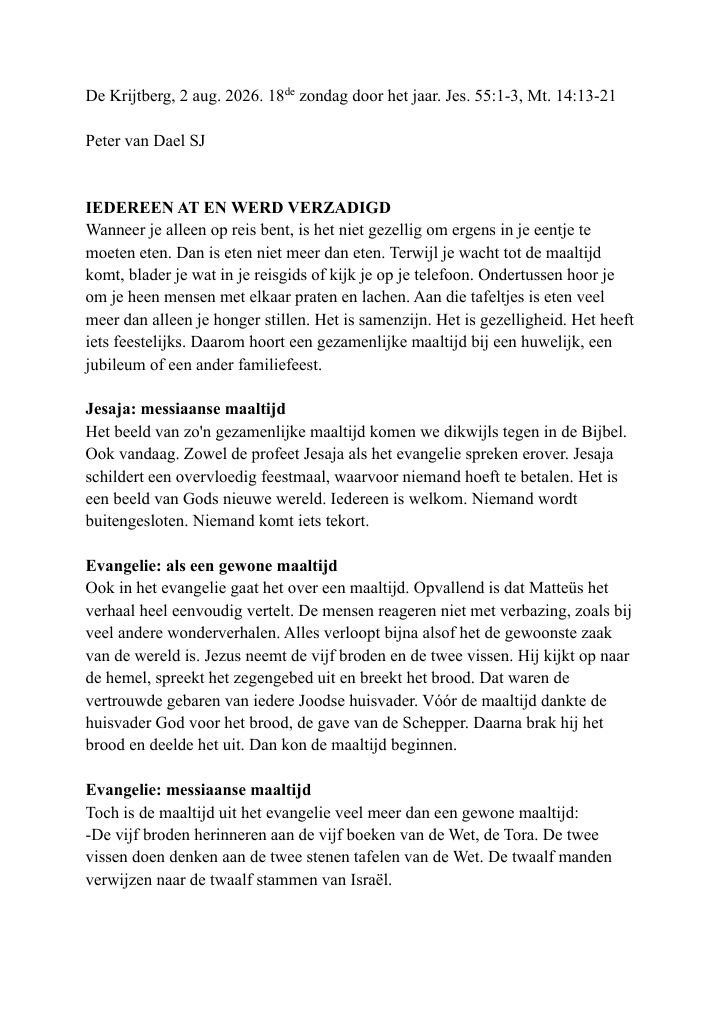 Primera página de De Krijtberg