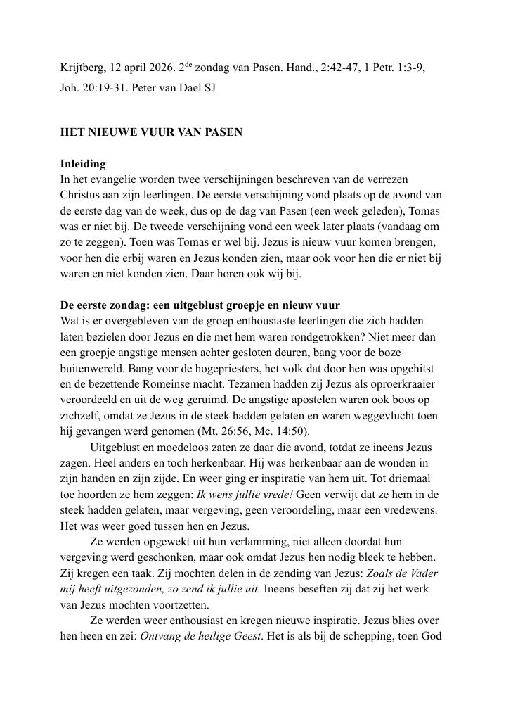 Eerste pagina van 12 april 2026
