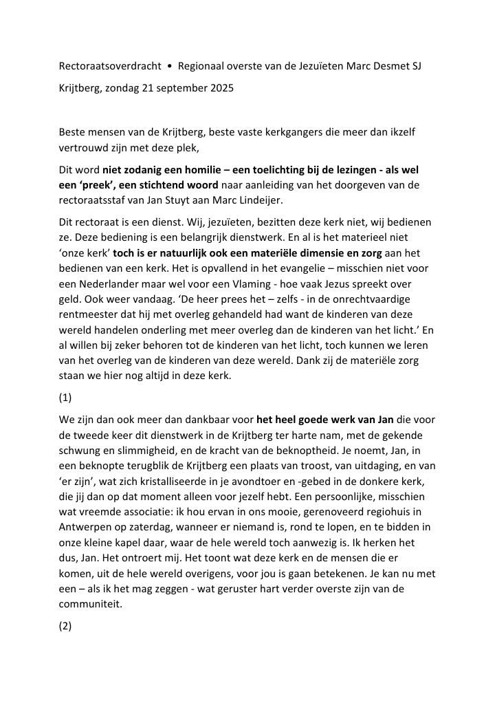 First page of 21 september 2025