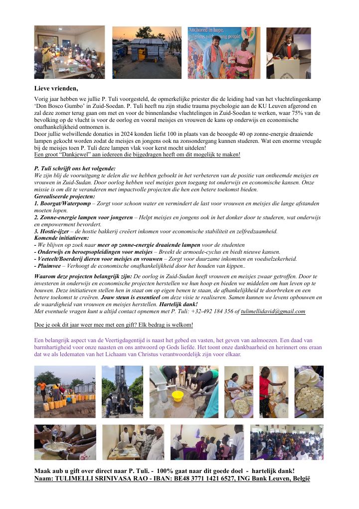 Primera página de Flyer P. Tuli 2025 6 1