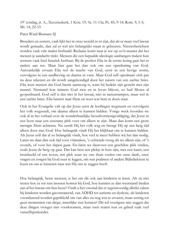 First page of 9 augustus 2026