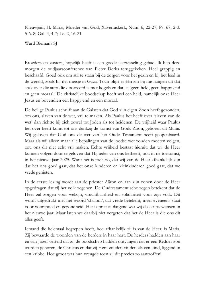 First page of 1 januari 2025
