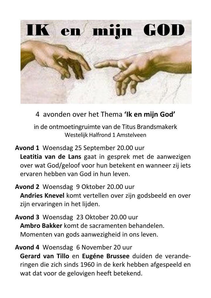 First page of IK en mijn GOD algemeen